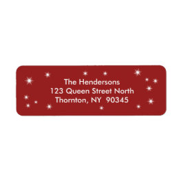 Etiqueta Twinkle Lights Return Address Labs