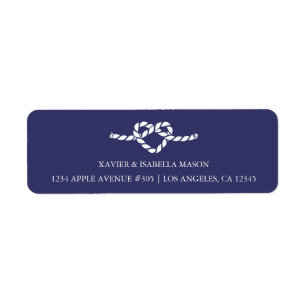 Etiqueta Tying the Knot   Color del fondo del Personalizado