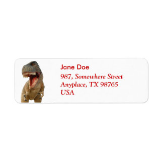 Etiqueta Tyrannosaurus Rex