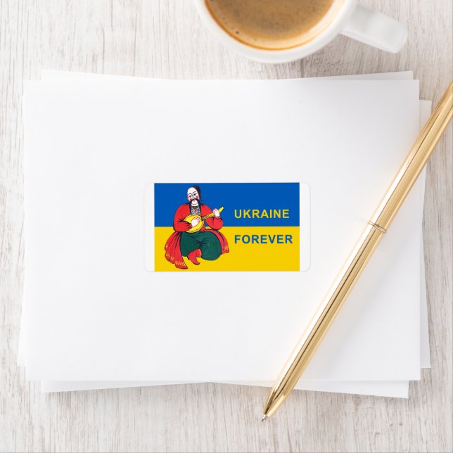 Etiqueta Ucrania para siempre (In situ)