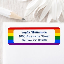 Etiqueta Un divertido y elegante orgullo LGBT único orgullo