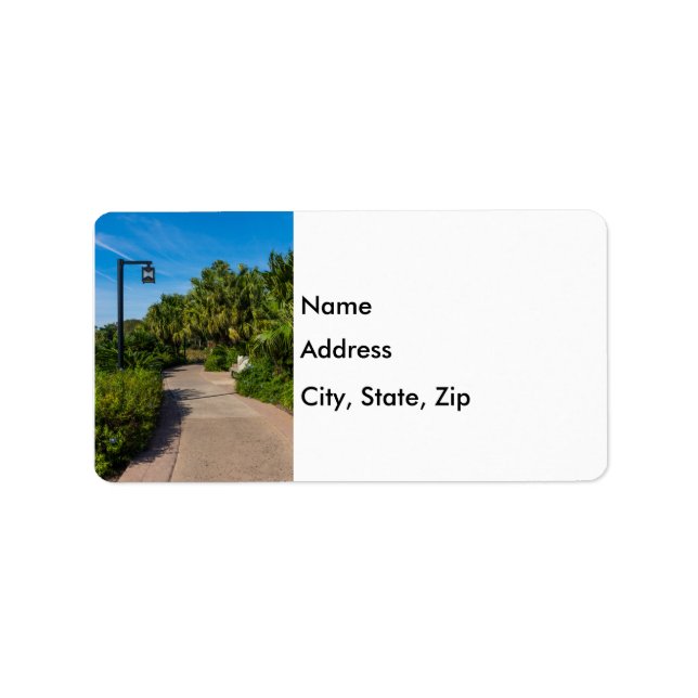 Etiqueta Un paseo turístico (Frente)