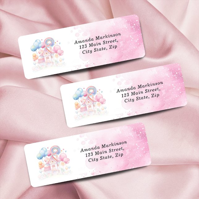 Etiqueta Un poco de cariño Candy Baby Shower (Subido por el creador)