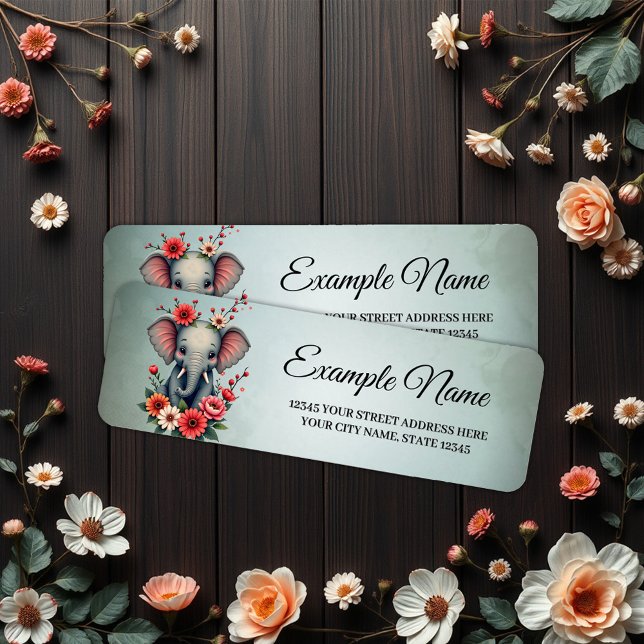 Etiqueta Un toque de verano: El elefante bebé (Subido por el creador)