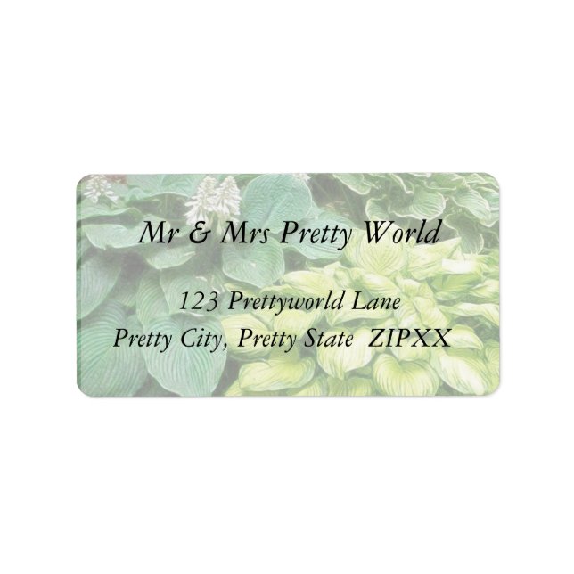 Etiqueta ¡Una Hosta Más! (Frente)