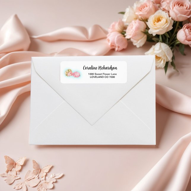 Etiqueta Una niña dulce Baby Shower (Subido por el creador)