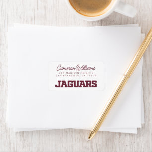 Etiqueta Universidad A&M de Texas-San Antonio Jaguars