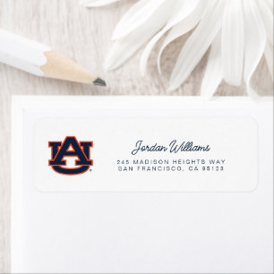 Etiqueta Universidad Auburn   Logo de Auburn UA