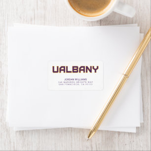 Etiqueta Universidad de Albany Wordmark
