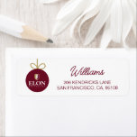 Etiqueta Universidad Elon<br><div class="desc">¡Mira estos diseños de la Universidad de Elon! Obtén el último equipo de Phoenix aquí. Todos estos productos de Zazzle son de personalizable con su año de clase, nombre y club. Estos productos hacen regalos perfectos para el estudiante, alumno, familia, amigo o aficionado de la Universidad de Elon en tu...</div>