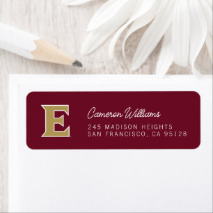 Etiqueta Universidad Elon E   Graduación