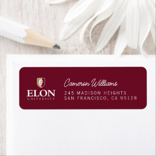 Etiqueta Universidad Elon   Graduación