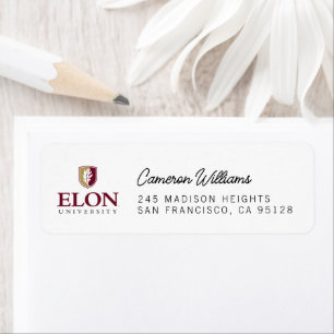 Etiqueta Universidad Elon   Graduación