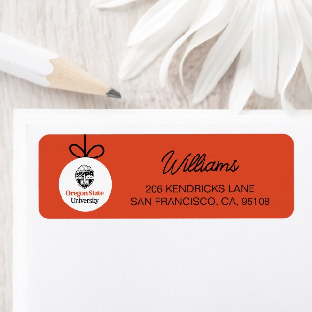 Etiqueta Universidad Estatal de Oregon (In situ)