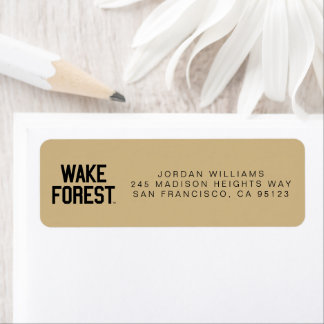 Etiqueta Universidad Wake Forest | Bosque Wake