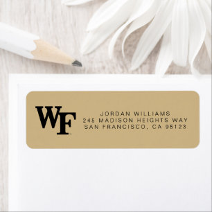 Etiqueta Universidad Wake Forest WF