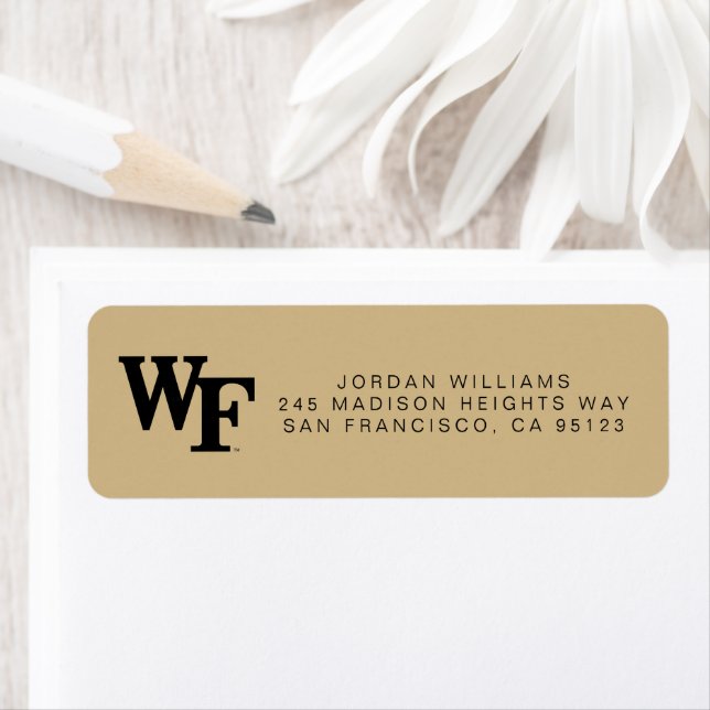Etiqueta Universidad Wake Forest | WF (In situ)