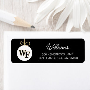 Etiqueta Universidad Wake Forest   WF