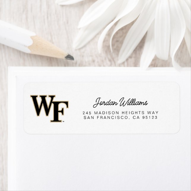 Etiqueta Universidad Wake Forest | WF (In situ)