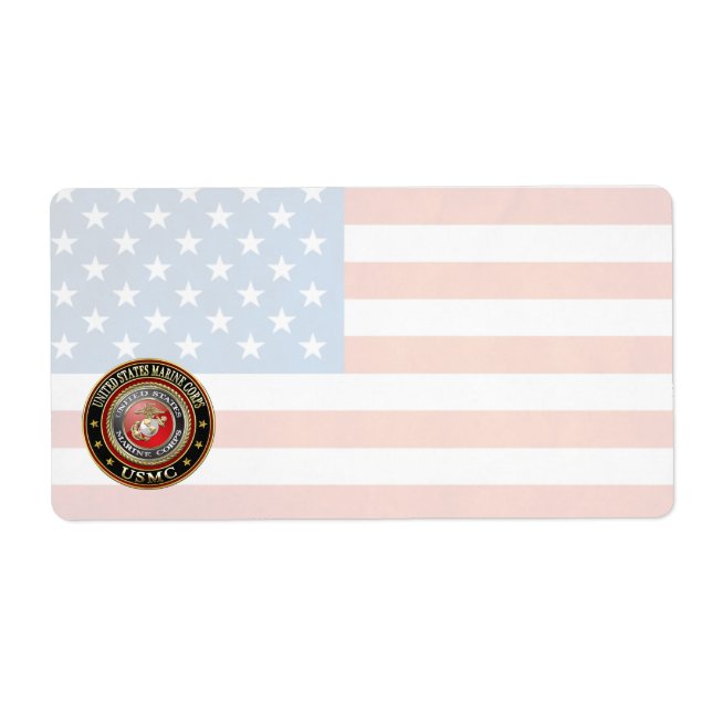 Etiqueta USMC Emblem [Edición Especial] [3D] (Frente)