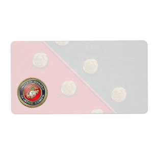 Etiqueta USMC Emblem & Uniform [3D]
