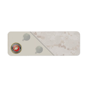 Etiqueta USMC Emblem & Uniform [3D]