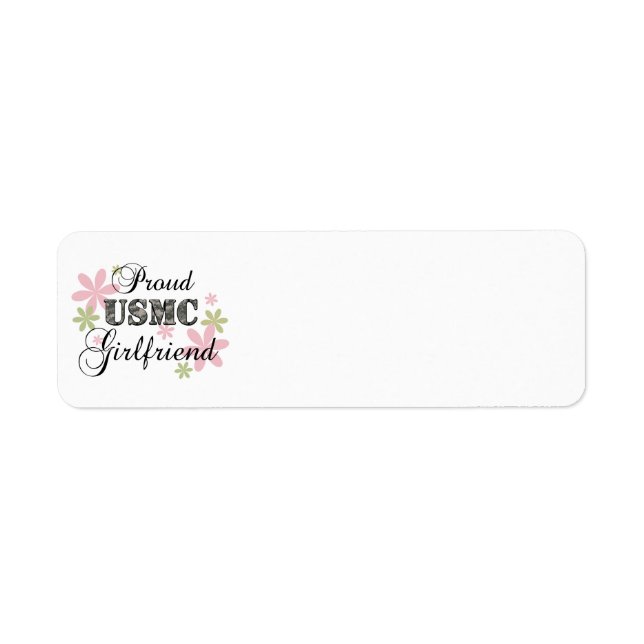 Etiqueta USMC Girlfriend [fl camo] (Frente)