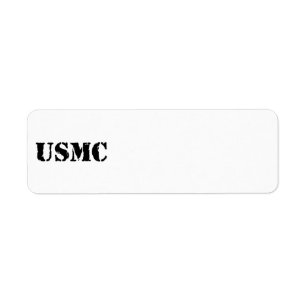 Etiqueta USMC [texto de la plantilla]
