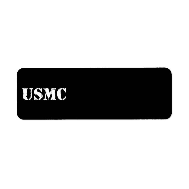 Etiqueta USMC [texto de lápiz] (Frente)