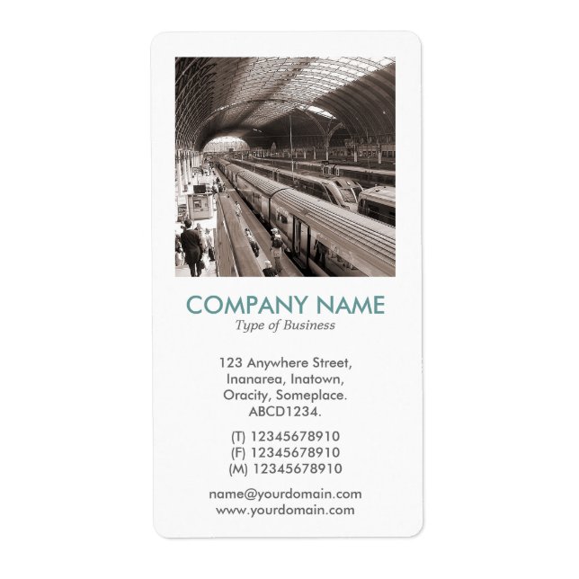 Etiqueta V Square Photo - Estación Paddington (Frente)