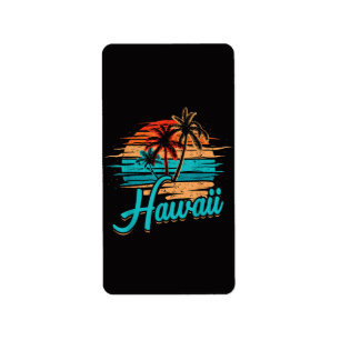 Etiqueta Vacaciones Tropicales en las Islas Hawaianas