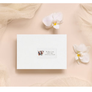 Etiqueta Vacas abstractas, personalizable