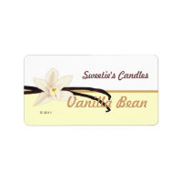 Vainilla Bean Labels