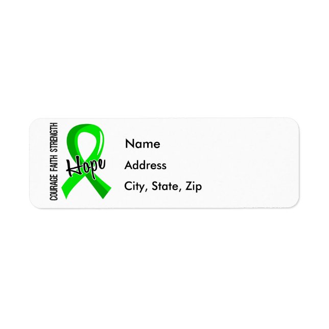 Etiqueta Valage Faith Hope 5 Lyme Disease (Frente)