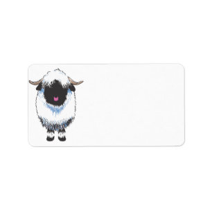 Etiqueta "Valais Black Nose Sheep Labels"