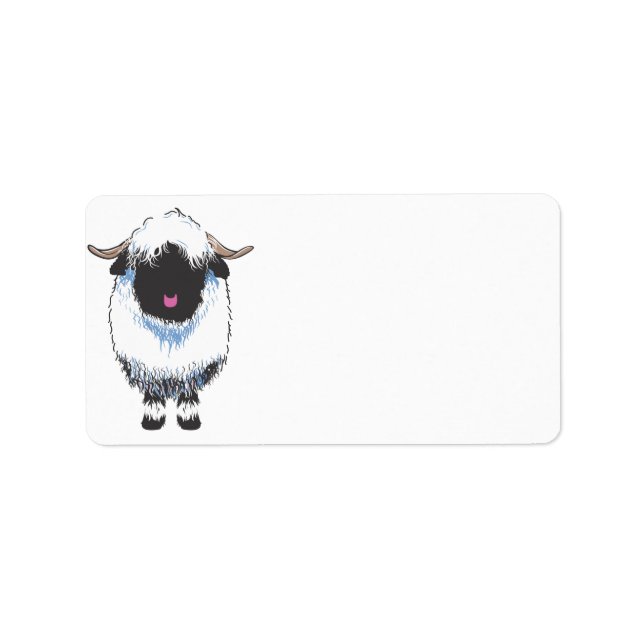 Etiqueta "Valais Black Nose Sheep Labels" (Frente)