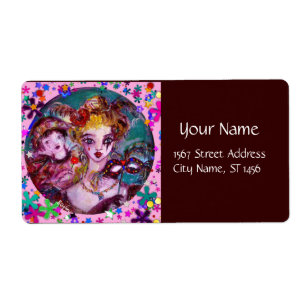 ETIQUETA VALENTINE VENETIAN MASQUERADE CONFETTI