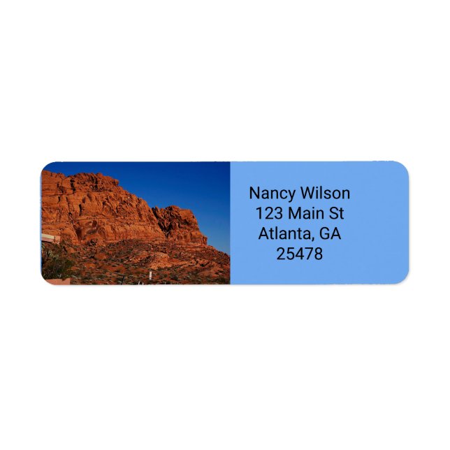 Etiqueta Valle del Fuego (Frente)