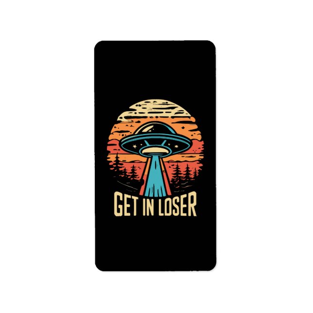 Etiqueta Vamos perdedor (Frente)