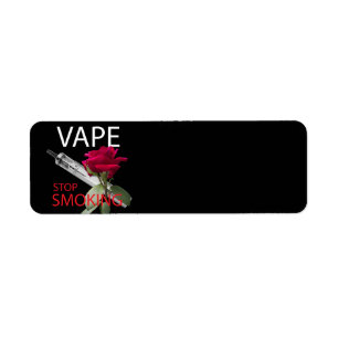 Etiqueta Vape. Pare el fumar