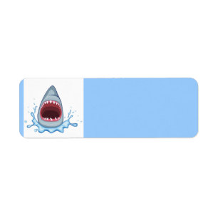 Etiqueta vectorstock_383155 Personalizado Dientes tiburones