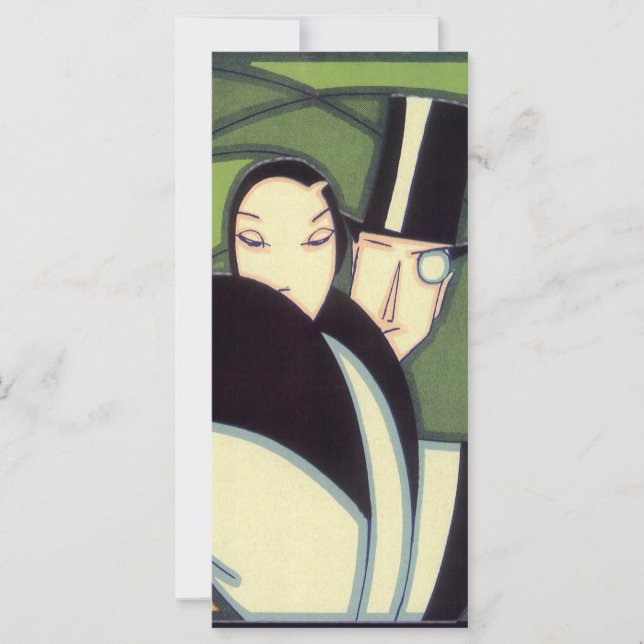 Etiqueta Vegetable de topper, romance Art Déco (Anverso)