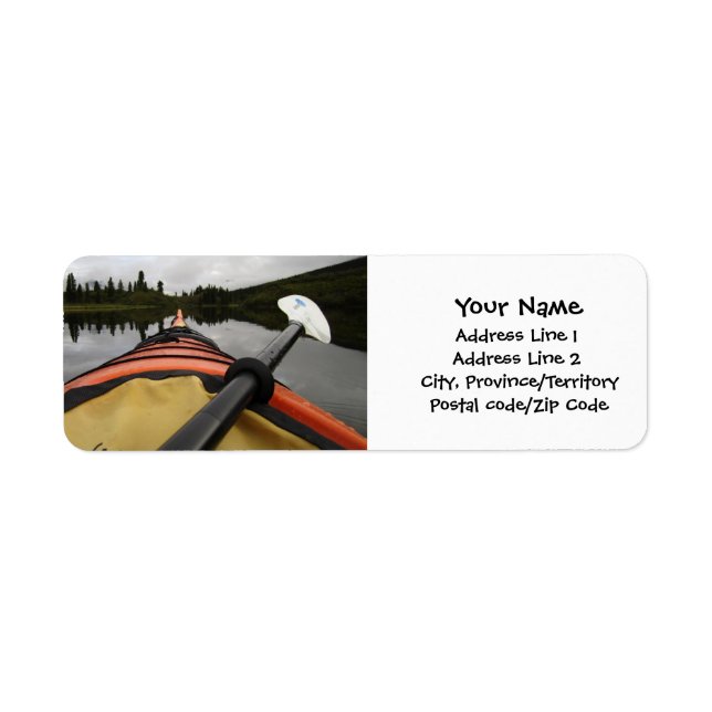 Etiqueta Ver Desde Mi Kayak (Frente)