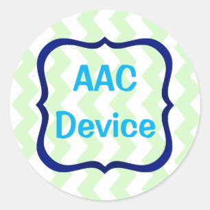 etiqueta verde AAC
