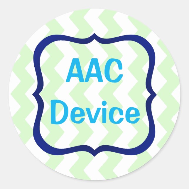 etiqueta verde AAC (Anverso)