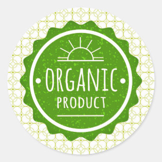 Etiqueta Verde Artículo Orgánico
