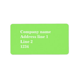 Etiqueta Verde lima