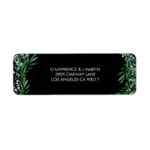 Verdor y Floretas color de agua negro