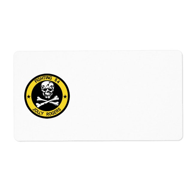 Etiqueta VF-84 Jolly Rogers (Frente)