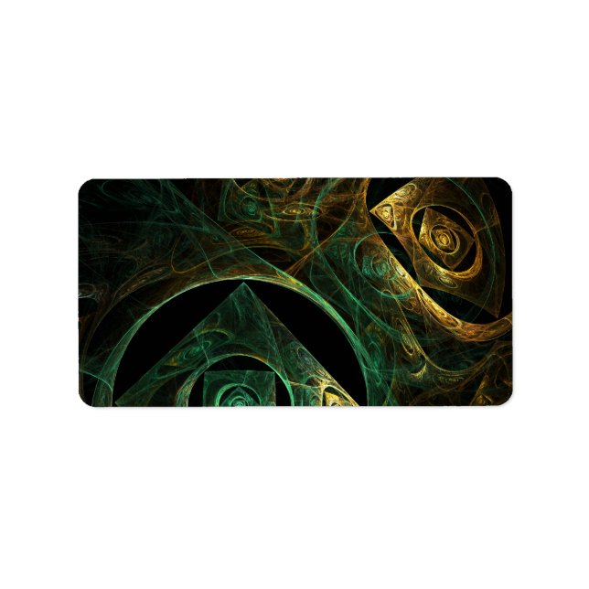 Etiqueta Vibraciones mágicas Resumen de arte (Frente)